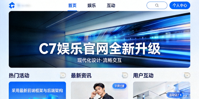 C7娱乐官网全新升级界面展示 - 现代化设计与流畅交互，采用最新前端框架与后端架构