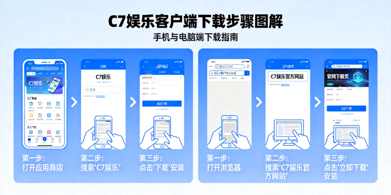 C7娱乐客户端下载步骤图解 - 手机与电脑端下载指南
