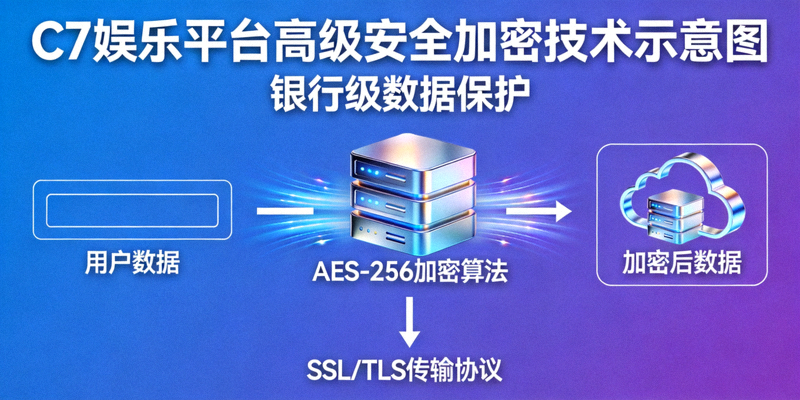 C7娱乐平台高级安全加密技术示意图 - 银行级数据保护