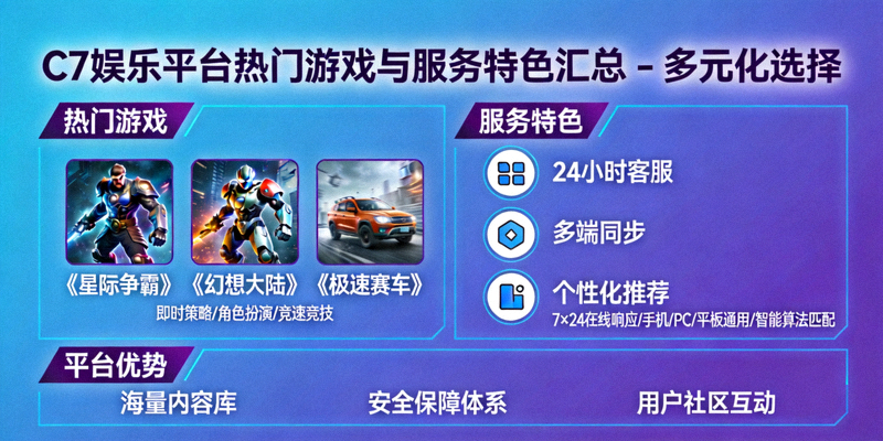 C7娱乐平台热门游戏与服务特色汇总 - 多元化选择