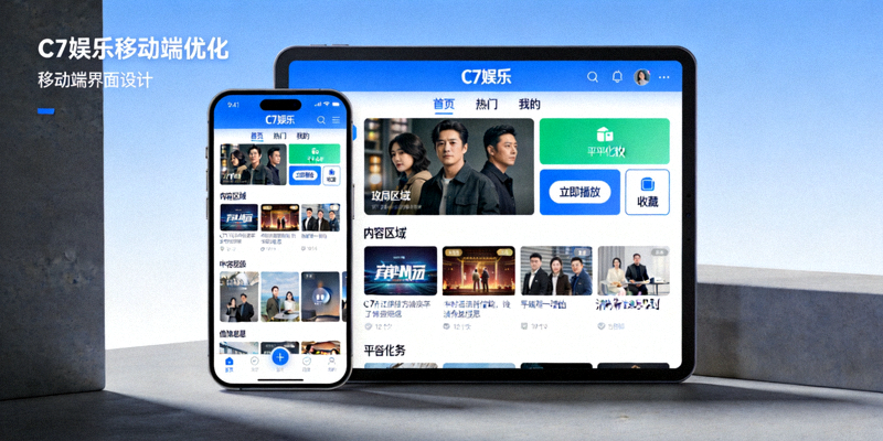C7娱乐移动端优化界面展示 - 手机和平板自适应设计